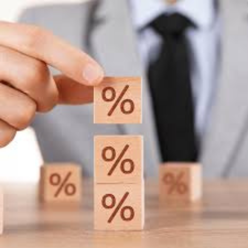 AN image with multiple interest rates on square blocks